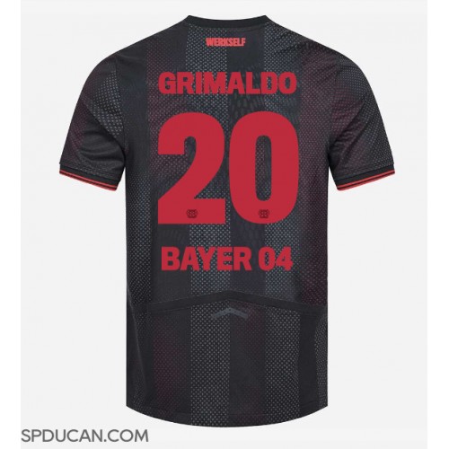 Muški Nogometni Dres Bayer Leverkusen Alejandro Grimaldo #20 Domaci 2025-26 Kratak Rukav
